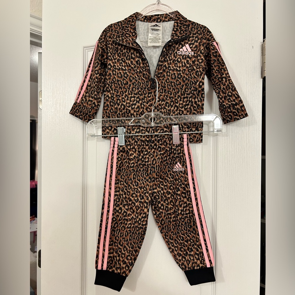 Adidas leopard tracksuit! 9 months!
